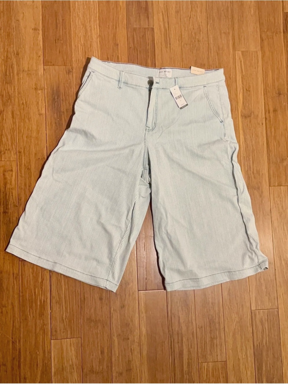 Lane Bryant Light Mint Capris - Wide Leg Culotte Style